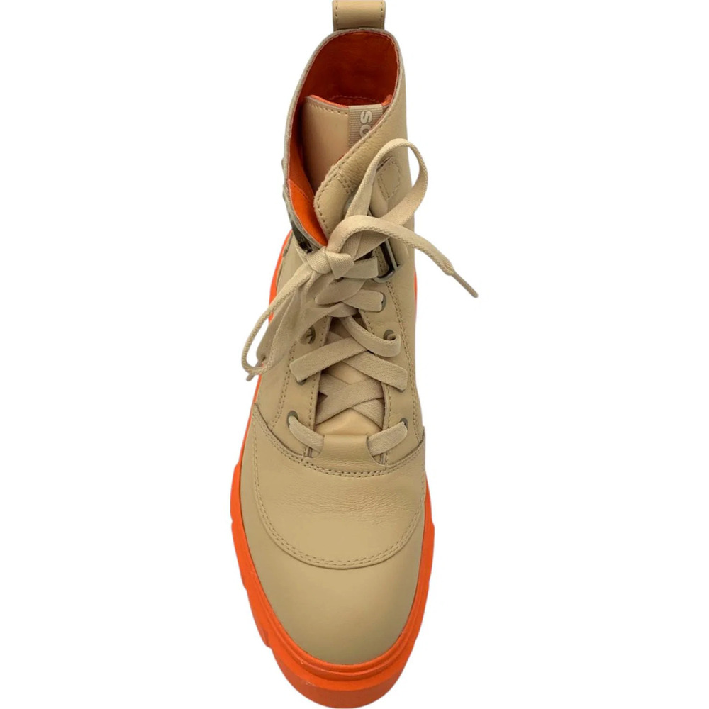 SOREL Women's Caribou X Waterproof Lace Boot Ceramic/Optimized Orange - Medium - Picture 2 of 3